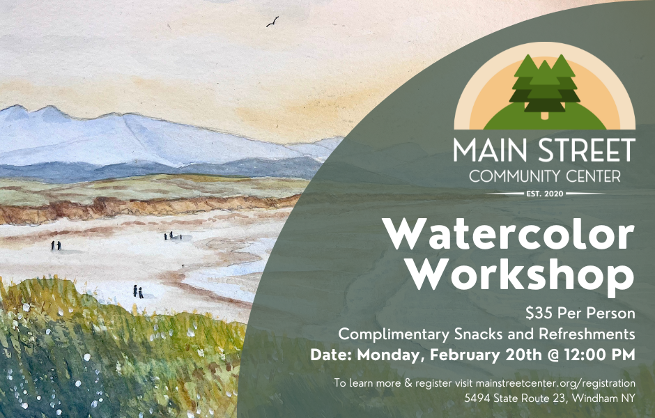 Main Street Community Center Watercolor Workshop Create Council On